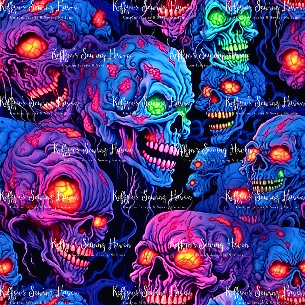 *BACK ORDER* Halloween Neon Zombies