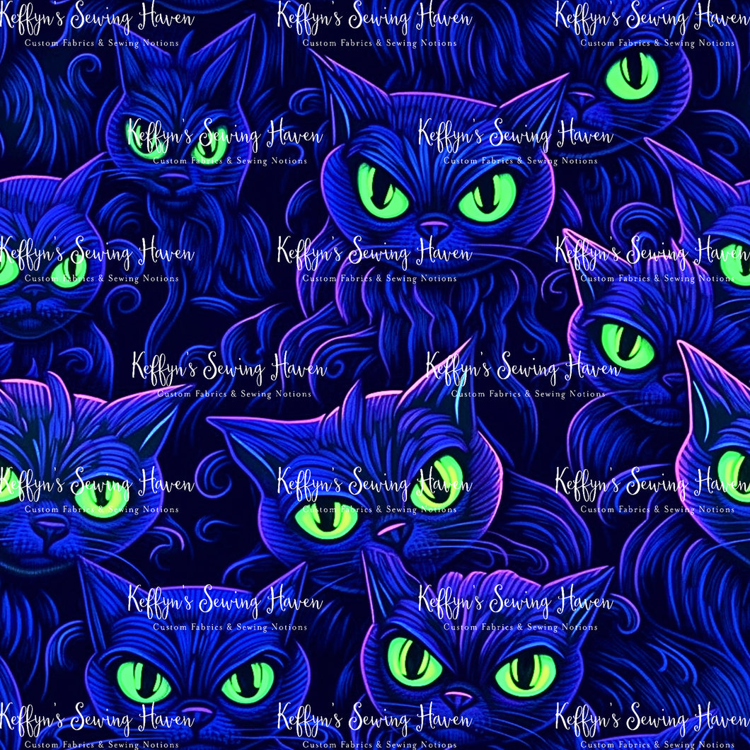 *BACK ORDER* Halloween Neon Cats