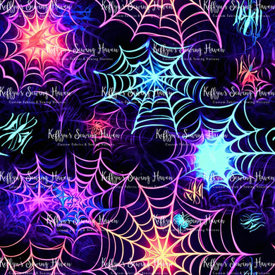 *BACK ORDER* Halloween Neon Spider Webs
