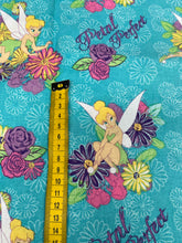 Load image into Gallery viewer, DESTASH Licensed Tinkerbell Petal Perfect Cotton Woven 83cm Piece