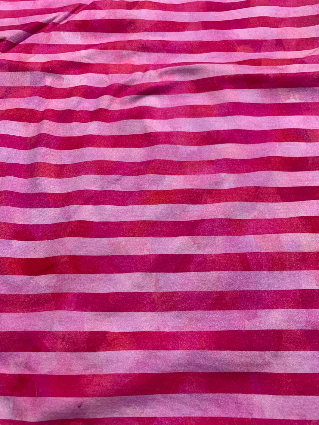DESTASH Grunge Stripes Pink Cotton Lycra