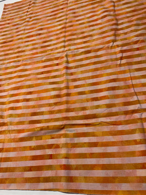 DESTASH Grunge Stripes Orange Cotton Lycra