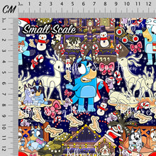Load image into Gallery viewer, *BACK ORDER* Blue Dog Xmas Navy Main
