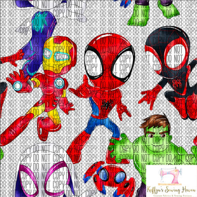 *BACK ORDER* Spidey Friends 'Group' CLEAR VINYL