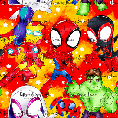 *BACK ORDER* Spidey Friends 'Group' Red
