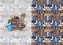 Load image into Gallery viewer, *BACK ORDER* Blue Dog Xmas Santa Sack Panels