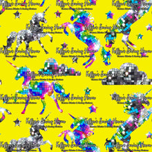Load image into Gallery viewer, *BACK ORDER* Disco Unicorns Yellow