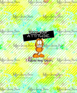 *BACK ORDER* Garfield Doodle 'Attitude' ADULT Panels 1-5