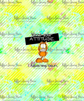 *BACK ORDER* Garfield Doodle 'Attitude' BIG KID Panels 1-5