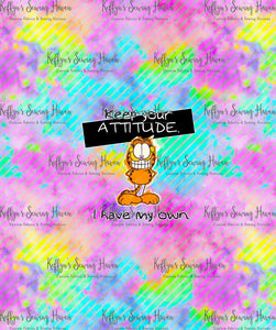 *BACK ORDER* Garfield Doodle 'Attitude' CHILD Panels 1-5