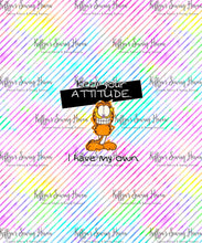 Load image into Gallery viewer, *BACK ORDER* Garfield Doodle &#39;Attitude&#39; CHILD Panels 1-5