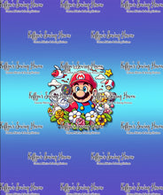 Load image into Gallery viewer, *BACK ORDER* Super Plumbers Floral &#39;Controller&#39; BIG KID Panels