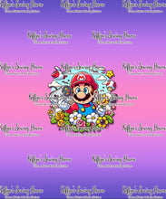 Load image into Gallery viewer, *BACK ORDER* Super Plumbers Floral &#39;Controller&#39; BIG KID Panels