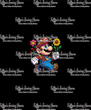 Load image into Gallery viewer, *BACK ORDER* Super Plumbers Floral &#39;Run&#39; BIG KID Panels