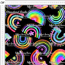 Load image into Gallery viewer, *BACK ORDER* Watercolour Rainbows Black