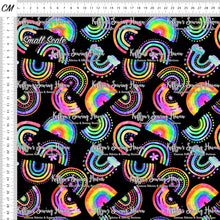 Load image into Gallery viewer, *BACK ORDER* Watercolour Rainbows Black