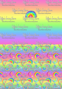 *BACK ORDER* Watercolour Rainbows Undie Panels