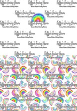 Load image into Gallery viewer, *BACK ORDER* Watercolour Rainbows Undie Panels