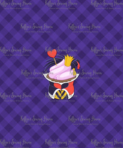 *BACK ORDER* Villain Cupcakes 'Queen of Hearts' Panels
