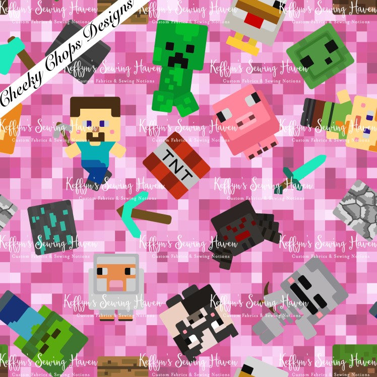 *BACK ORDER* CCD Minecraft Pink