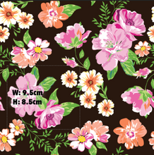 Load image into Gallery viewer, *BACK ORDER* Flowers on Brown