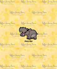 Load image into Gallery viewer, *BACK ORDER* Safari Animals Hungry Hippo Panels