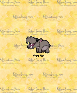 *BACK ORDER* Safari Animals Hungry Hippo Panels