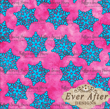 Load image into Gallery viewer, *BACK ORDER* Ever After Designs - Sisters Snowflake on Pink