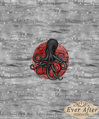 *BACK ORDER* Ever After Designs - Red Octopus Panel