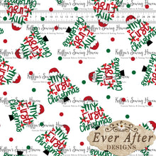 Load image into Gallery viewer, *BACK ORDER* Ever After Designs - My 1st Christmas White