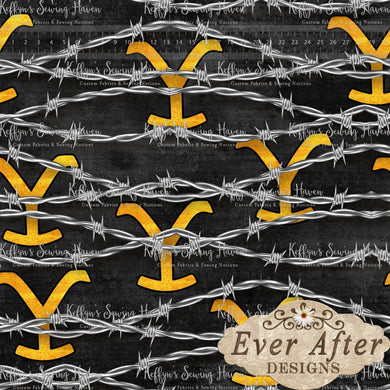*BACK ORDER* Ever After Designs - Yellow Stone Barb Wire
