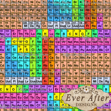 *BACK ORDER* Ever After Designs - Periodic Table