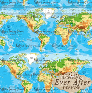 *BACK ORDER* Ever After Designs - World Map 1