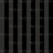 Load image into Gallery viewer, *BACK ORDER* Wednesday Grey/Black 2.5cm Wide Stripes