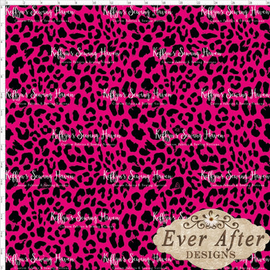 *BACK ORDER* Ever After Designs - Neon Pink Leopard Print