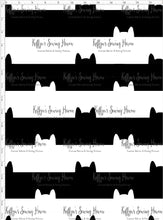 Load image into Gallery viewer, *BACK ORDER* Dollhouse Friends Cat Stripes Black/White