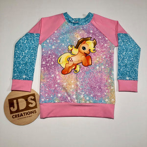 *BACK ORDER* Pony Mash Up CHILD Rainbow Panels
