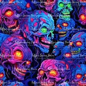 *BACK ORDER* Halloween Neon Zombies