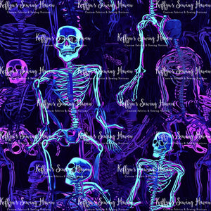 *BACK ORDER* Halloween Neon Skeletons