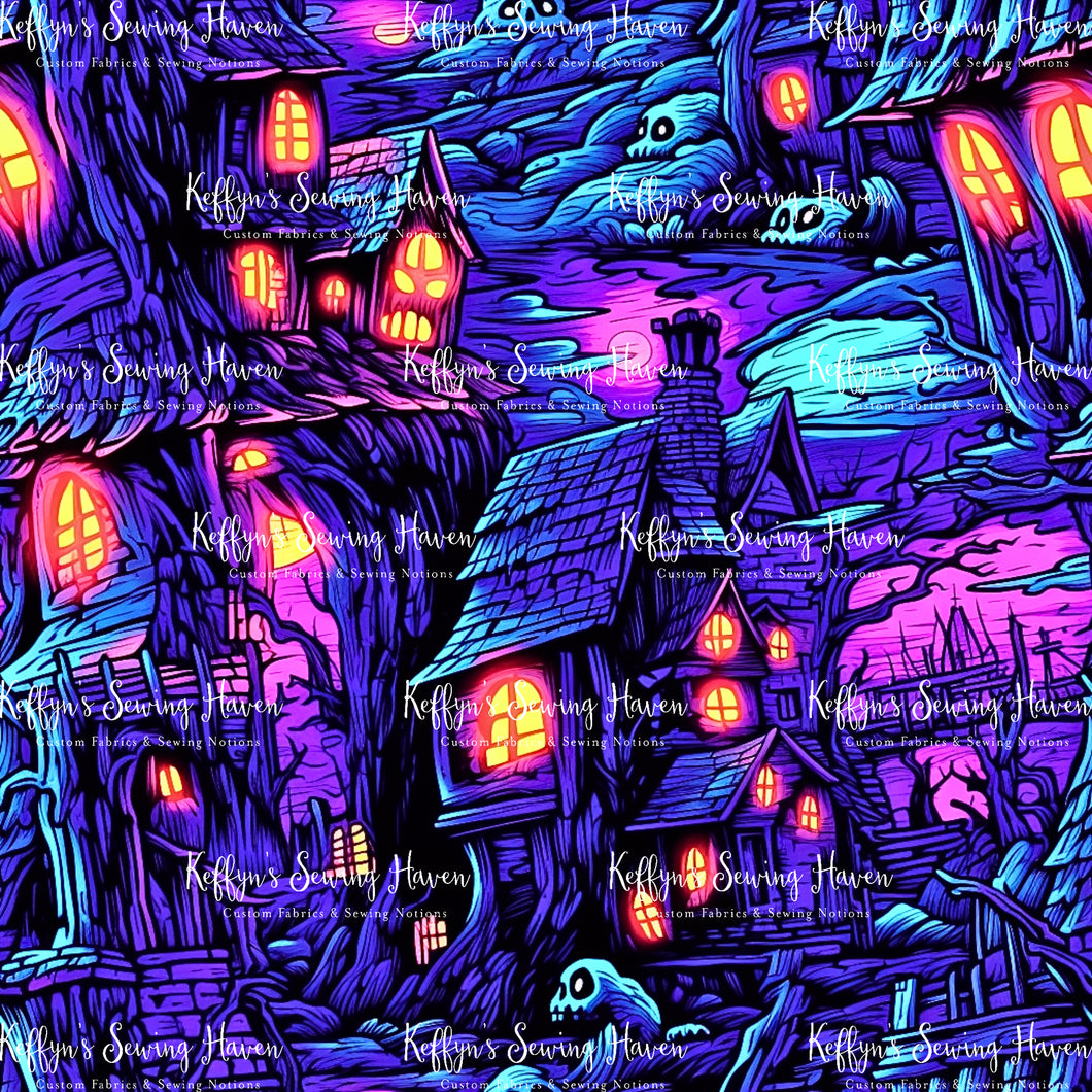 *BACK ORDER* Halloween Neon Haunted House