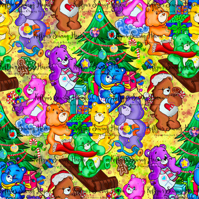 *BACK ORDER* Cute Bears Xmas Yellow Speckles Main
