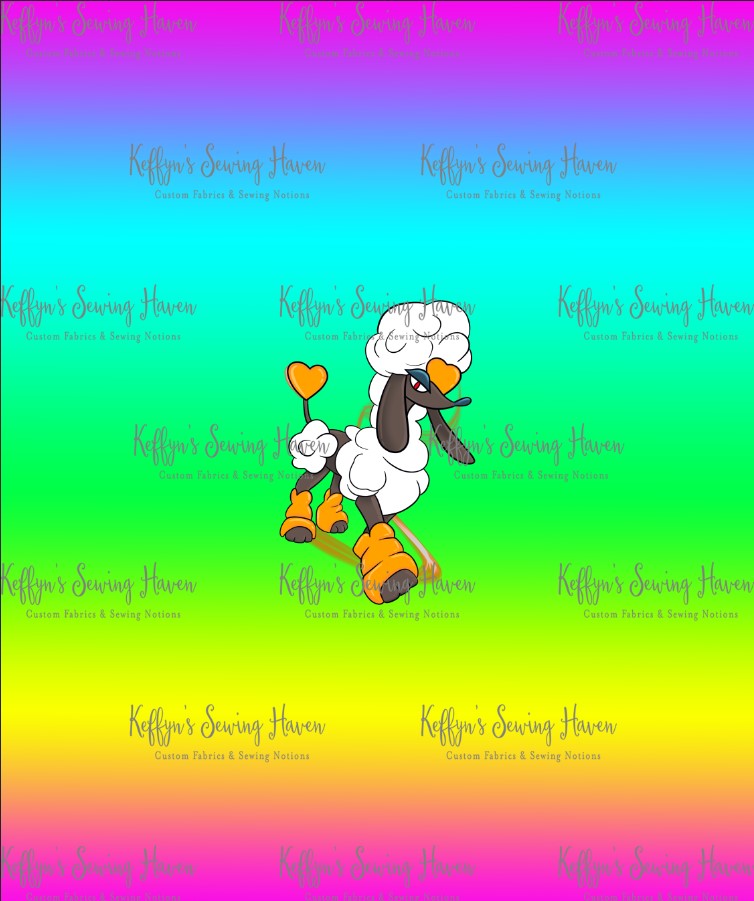 *BACK ORDER* Little Critters Poodle Rainbow Panels