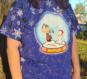 *BACK ORDER* Christmas Snowglobes 'Snoopy' Panels