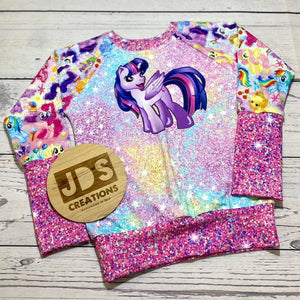 *BACK ORDER* Pony Mash Up CHILD Rainbow Panels