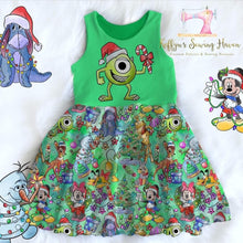 Load image into Gallery viewer, *BACK ORDER* Cartoon Xmas Alien BIG KID Panels