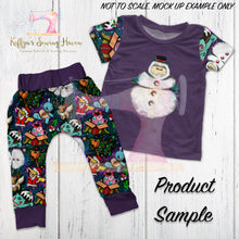 Load image into Gallery viewer, *BACK ORDER* Little Critters Xmas Sleepy Dude BIG KID Panels