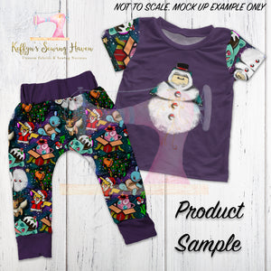 *BACK ORDER* Little Critters Xmas Sleepy Dude BIG KID Panels