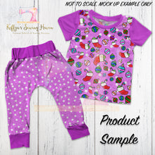Load image into Gallery viewer, *BACK ORDER* Xmas Playful Pup Pink Snow Co-Ord