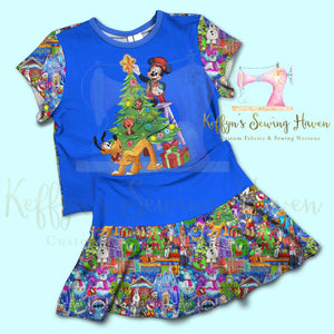 *BACK ORDER* Happy Place Xmas Tree BIG KID Panels