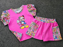 Load image into Gallery viewer, *BACK ORDER* Cartoon Xmas Mouse BIG KID Panels